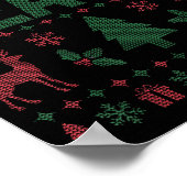 Peace I Come In Peace Couple Matching Ugly Christm Poster (Hoek)