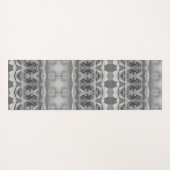 Peace Ikat 3 B&W Yogamat (Achterkant (horizontaal))