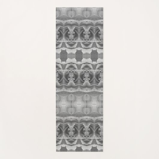 Peace Ikat 3 B&W Yogamat (Voorkant)