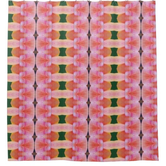 Peace Ikat 5-schoengordijn Douchegordijn (Voorkant)