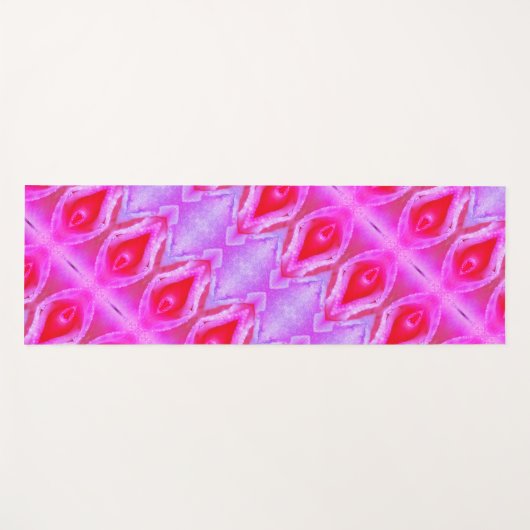 Peace Ikat 6 Miami Yogamat (Voorkant (horizontaal))