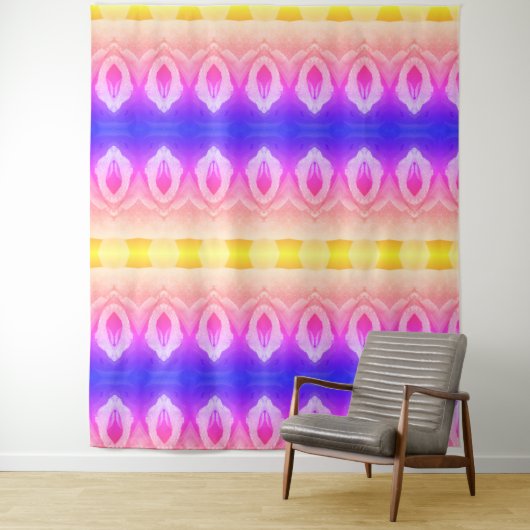 Peace Ikat Ipanema Wandkleed (In situ)