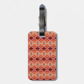 Peace Ikat Zen Bagagelabel (Achterkant verticaal)