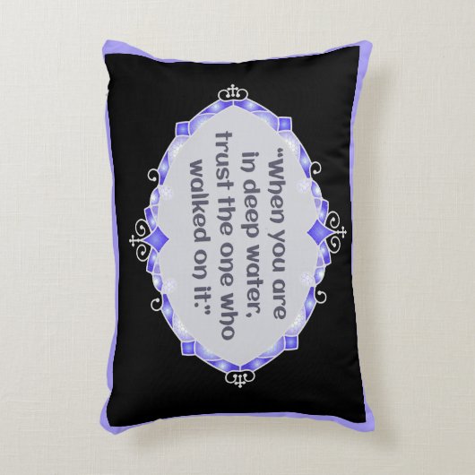 Peace in deep waters accent kussen (Voorkant(Verticaal))