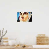 Peace in Her Gaze Poster (Keuken)