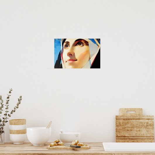 Peace in Her Gaze Poster (Keuken)