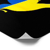 Peace In Ukraine Dove. Stand With Ukraine. Support Poster (Hoek)