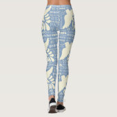 PEACE in veel talen, aangepaste kleuren-leggings Leggings (Achterkant)
