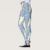 PEACE in veel talen, aangepaste kleuren-leggings Leggings (Links)