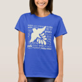 PEACE in veel talen shirten en jassen T-shirt (Voorkant)