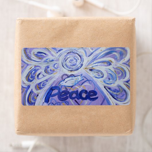 Peace Inspirerend Angel Word Labels (Insitu)