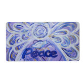 Peace Inspirerend Angel Word Labels (Voorkant)