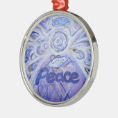Peace Inspirerend Angel Word Ornament (Links)