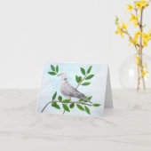 Peace Inspirerend Note Kaart (Gele Bloem)