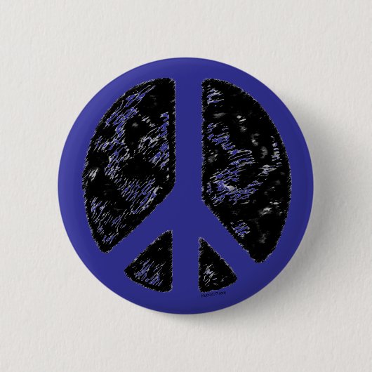 Peace Invert-Button Ronde Button 5,7 Cm (Voorkant)