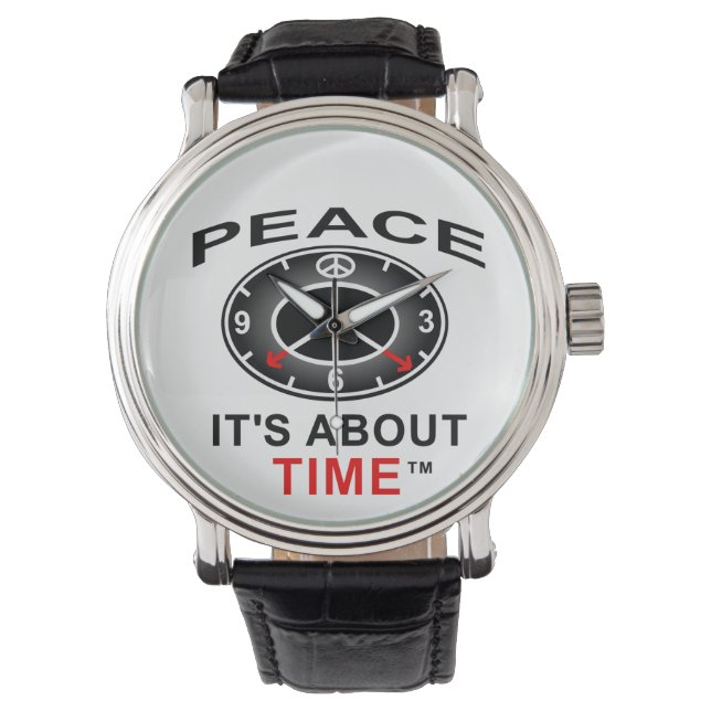 Peace It's About Time Exclusive Watch Horloge (Voorkant)