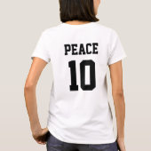 Peace Jersey T-shirt (Achterkant)