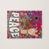 Peace Jigzaag Puzzle Legpuzzel (Horizontaal)