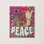 Peace Jigzaag Puzzle Legpuzzel (Verticaal)