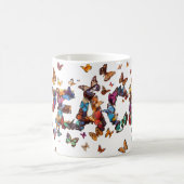 PEACE Joy Butterflies | Inspirational Motivational Koffiemok (Center)