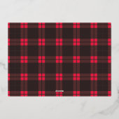 Peace & Joy Corner Moderne Folie Photo Holiday Car Folie Feestdagenkaart (Achterkant)