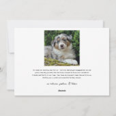 Peace, Joy & Engaged, 2 Photos Custom  Feestdagenkaart (Achterkant)