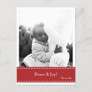 Peace & Joy Foto Briefkaart