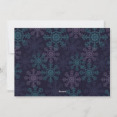 Peace & Joy-fotokaart | 3 Aangepaste foto's Feestdagenkaart (Achterkant)