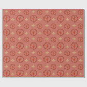 Peace Joy Gumbo Cajun Kerstmis Cadeaupapier (Vlak)