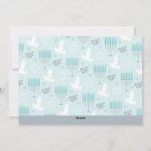 Peace & Joy Hanukkah Custome Card Feestdagenkaart (Achterkant)