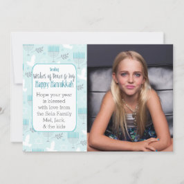 Peace & Joy Hanukkah Custome Card Feestdagenkaart