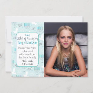 Peace & Joy Hanukkah Custome Card Feestdagenkaart