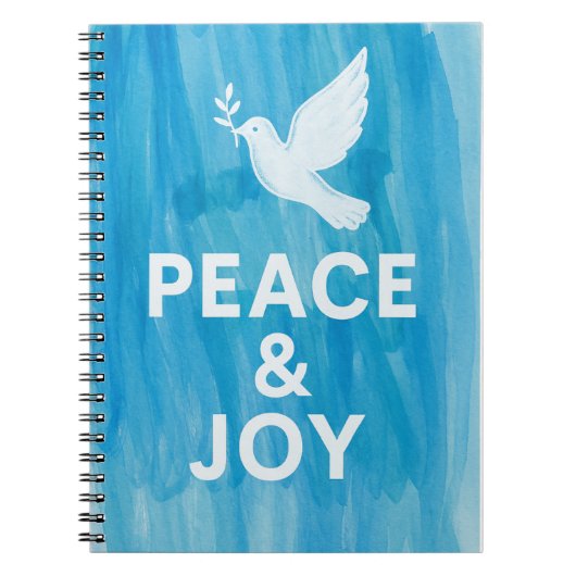 Peace & Joy Holiday Notitieboek (Voorkant)