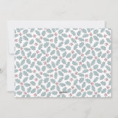 Peace Joy Love Drie Fotoserie Kerstmis Feestdagenkaart (Achterkant)