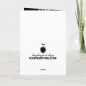 Peace Joy & Love Holiday Greeting Card Feestdagen Kaart (Achterkant)