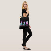 Peace Joy Love-kerstbomen Tote Bag (Op model)