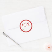 Peace Joy Love krans kerstcadeau Label (Envelop)