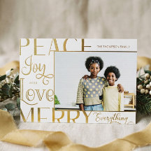 Peace Joy Love Merry Alles Type Border Photo