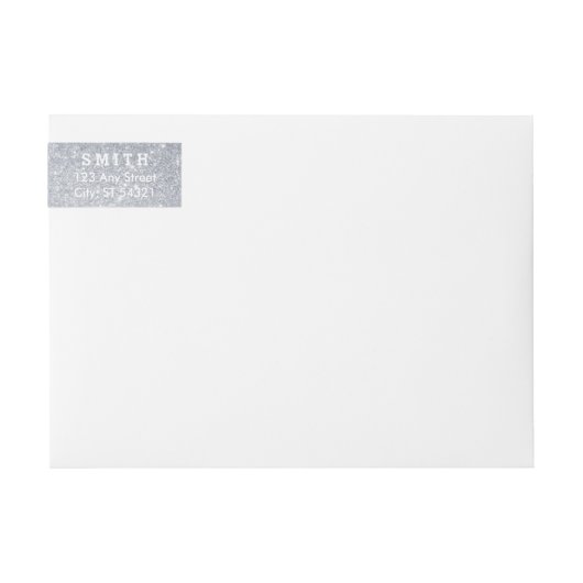 Peace & Joy Silver Glitter Holiday Kerstthema (Voorkant)