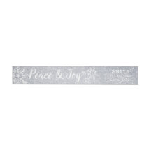 Peace & Joy Silver Glitter Holiday Kerstthema