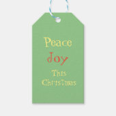 Peace Joykerst Cadeaulabel (Voorkant)