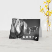 peace kaart (Gele Bloem)