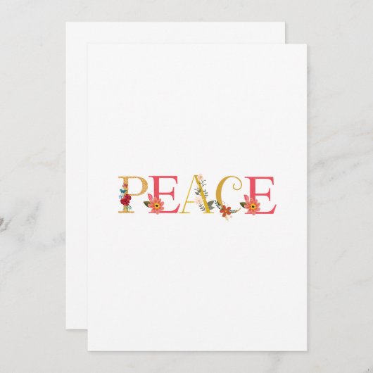 Peace Kaart (Voorkant / Achterkant)