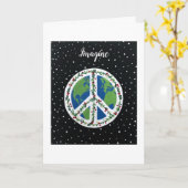 Peace Kaart (Gele Bloem)