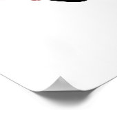 Peace Kanji Symbol Japanse kalligrafie Poster (Hoek)