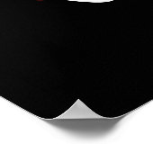 Peace Kanji Symbol Japanse kalligrafie Poster (Hoek)