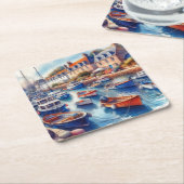 Peace Kartonnen Onderzetters (Schuin)