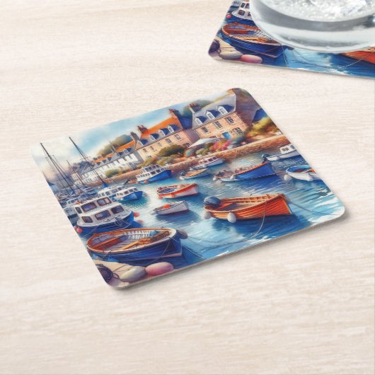 Peace Kartonnen Onderzetters (Schuin)