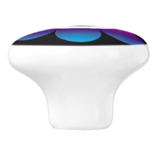 Peace Keramische Knop (Zijkant)