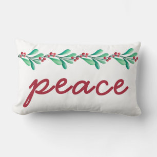 Peace Kerstfeest Kussen
